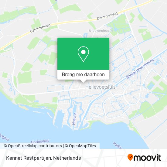 Kennet Restpartijen kaart