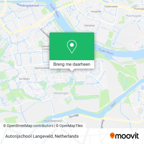 Autorijschool Langeveld kaart