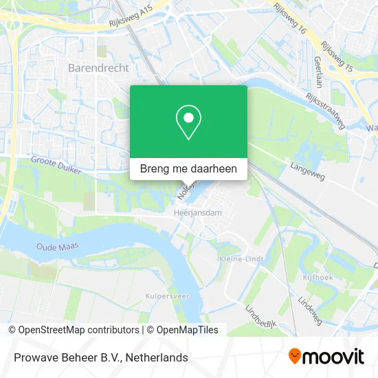 Prowave Beheer B.V. kaart