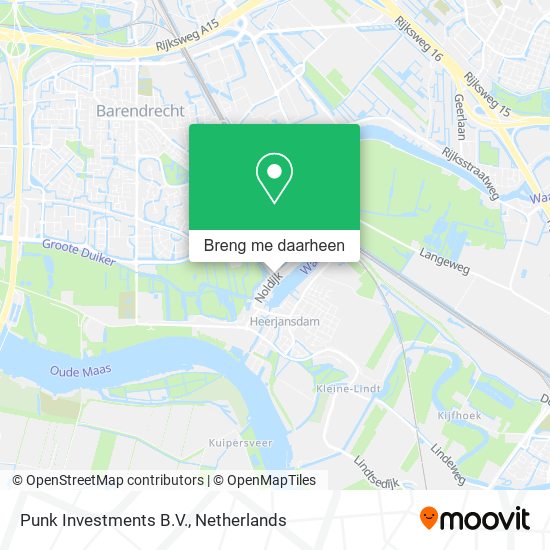 Punk Investments B.V. kaart