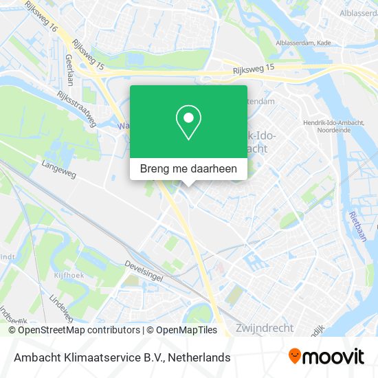 Ambacht Klimaatservice B.V. kaart