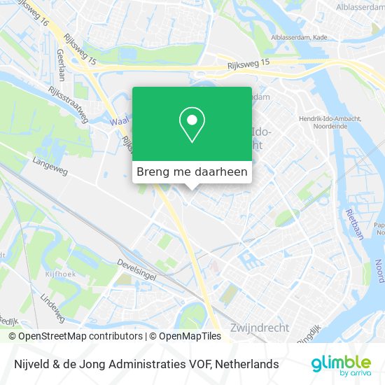 Nijveld & de Jong Administraties VOF kaart