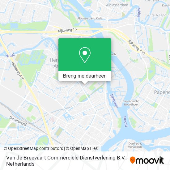 Van de Breevaart Commerciële Dienstverlening B.V. kaart