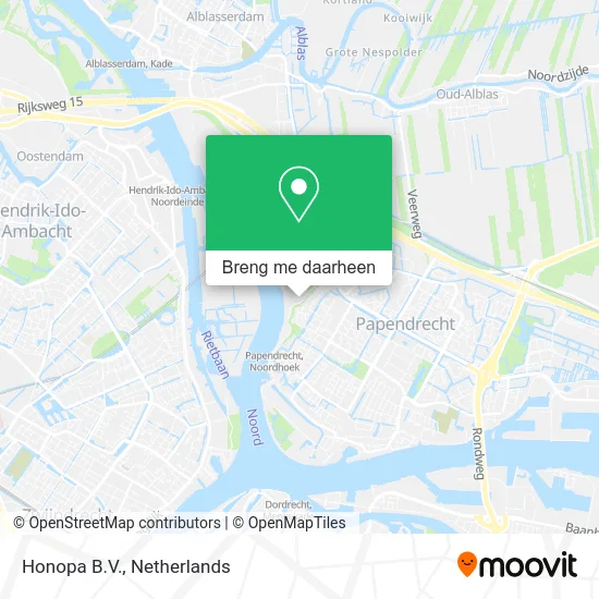 Honopa B.V. kaart