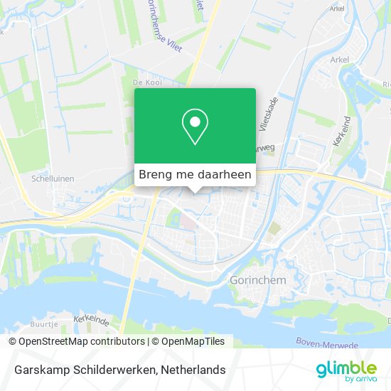 Garskamp Schilderwerken kaart