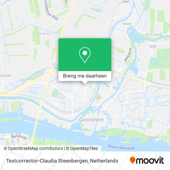 Textcorrector-Claudia Steenbergen kaart