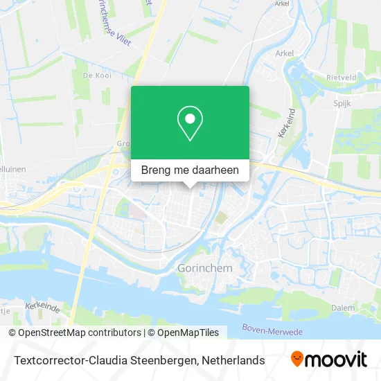 Textcorrector-Claudia Steenbergen kaart
