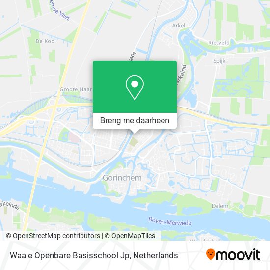 Waale Openbare Basisschool Jp kaart