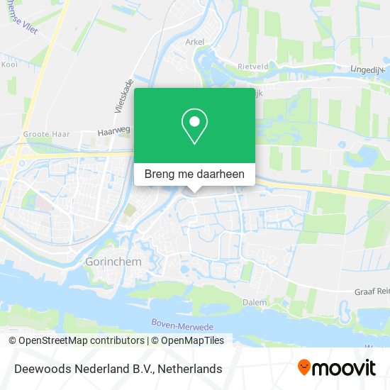 Deewoods Nederland B.V. kaart