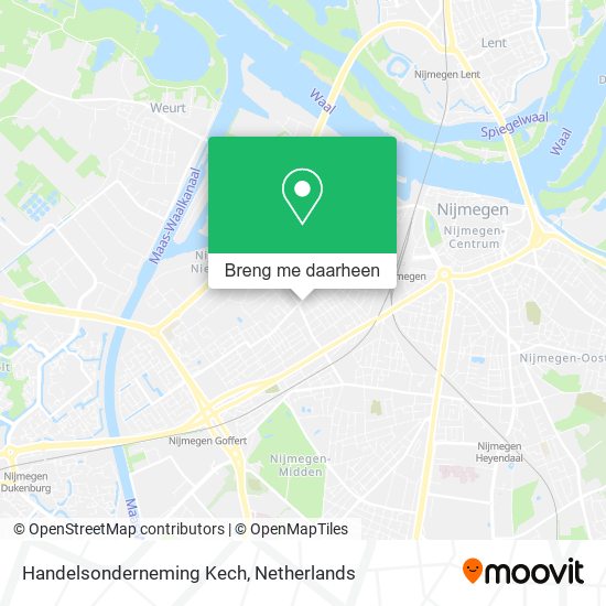 Handelsonderneming Kech kaart