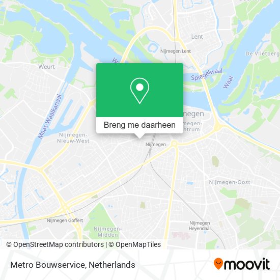 Metro Bouwservice kaart