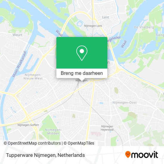 Tupperware Nijmegen kaart