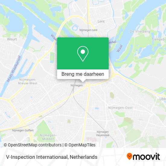 V-Inspection Internationaal kaart