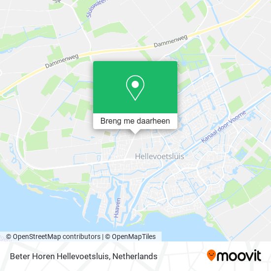 Beter Horen Hellevoetsluis kaart