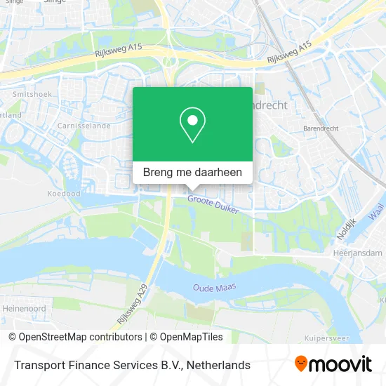 Transport Finance Services B.V. kaart