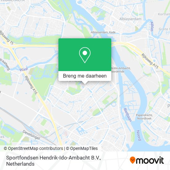 Sportfondsen Hendrik-Ido-Ambacht B.V. kaart