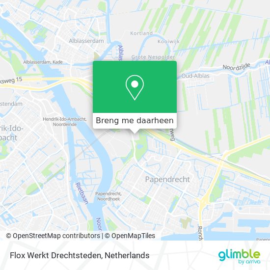 Flox Werkt Drechtsteden kaart