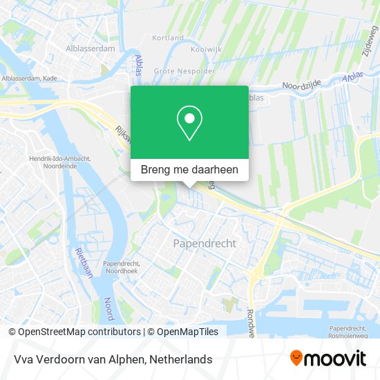 Vva Verdoorn van Alphen kaart