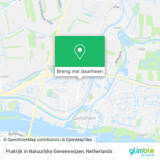 Praktijk in Natuurlijke Geneeswijzen kaart