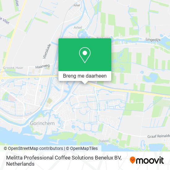 Melitta Professional Coffee Solutions Benelux BV kaart