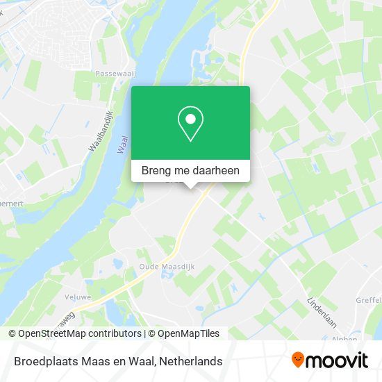 Broedplaats Maas en Waal kaart