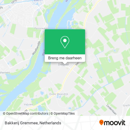 Bakkerij Gremmee kaart