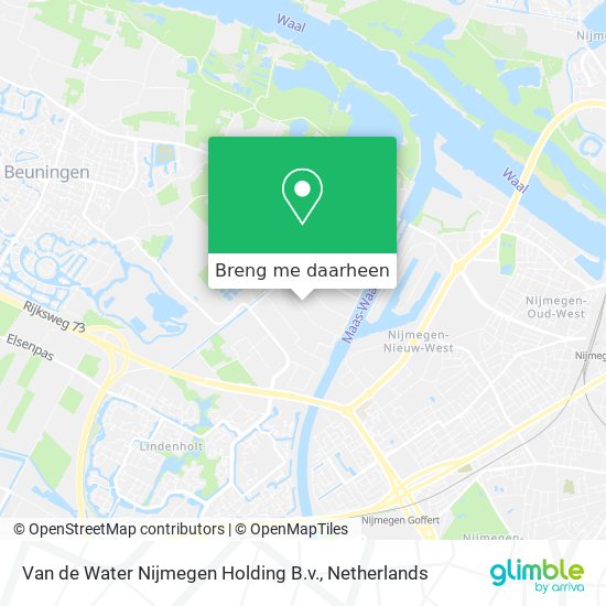 Van de Water Nijmegen Holding B.v. kaart