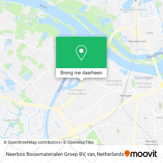 Neerbos Bouwmaterialen Groep BV, van kaart