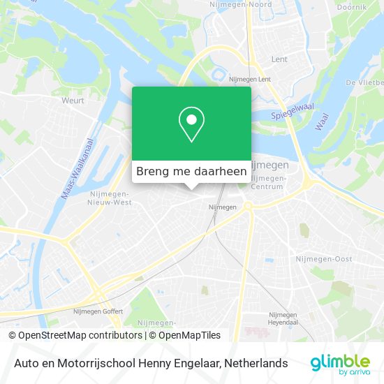 Auto en Motorrijschool Henny Engelaar kaart