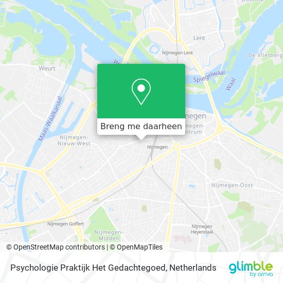 Psychologie Praktijk Het Gedachtegoed kaart