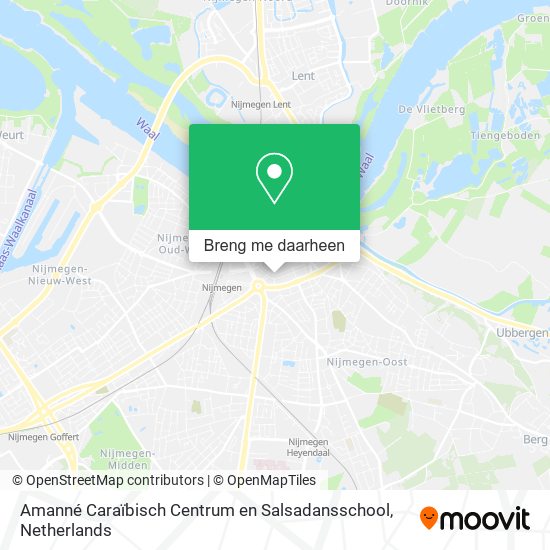 Amanné Caraïbisch Centrum en Salsadansschool kaart