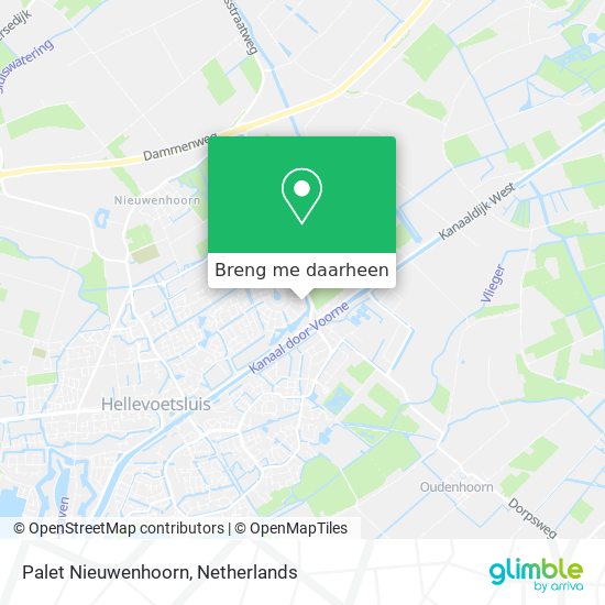 Palet Nieuwenhoorn kaart