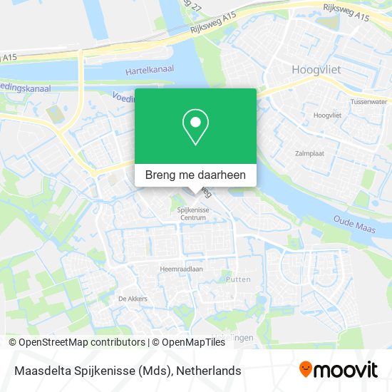 Maasdelta Spijkenisse (Mds) kaart