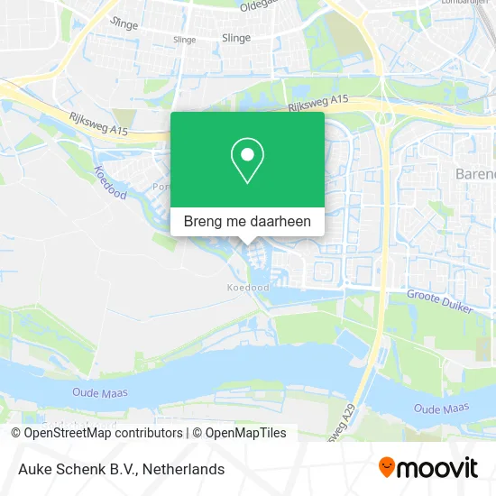 Auke Schenk B.V. kaart