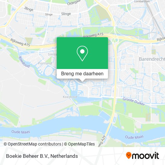 Boekie Beheer B.V. kaart