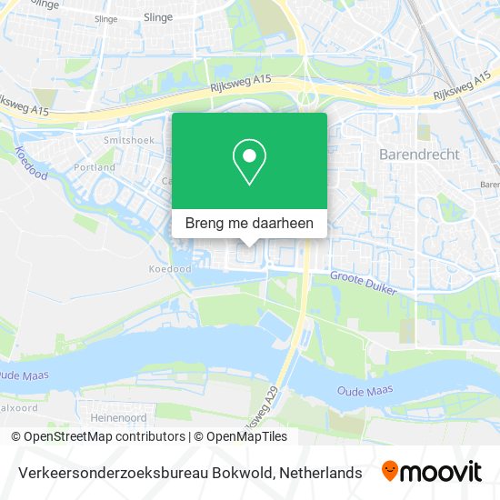 Verkeersonderzoeksbureau Bokwold kaart