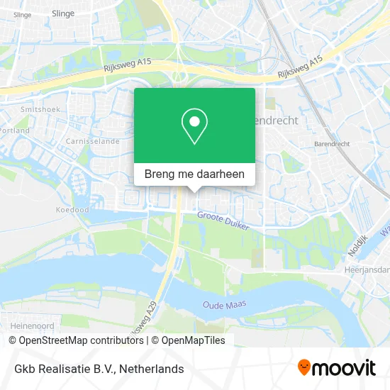 Gkb Realisatie B.V. kaart