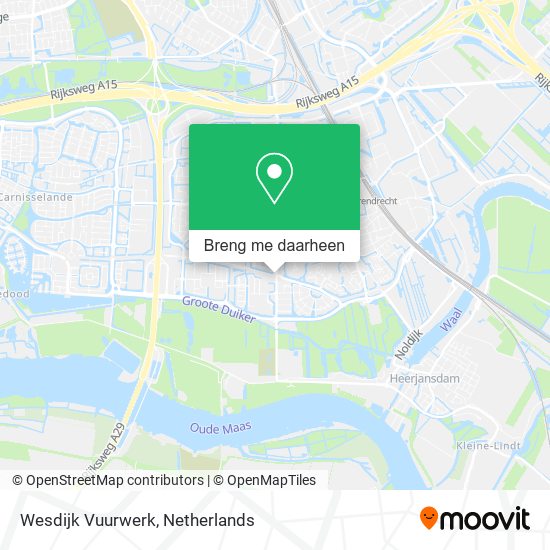 Wesdijk Vuurwerk kaart