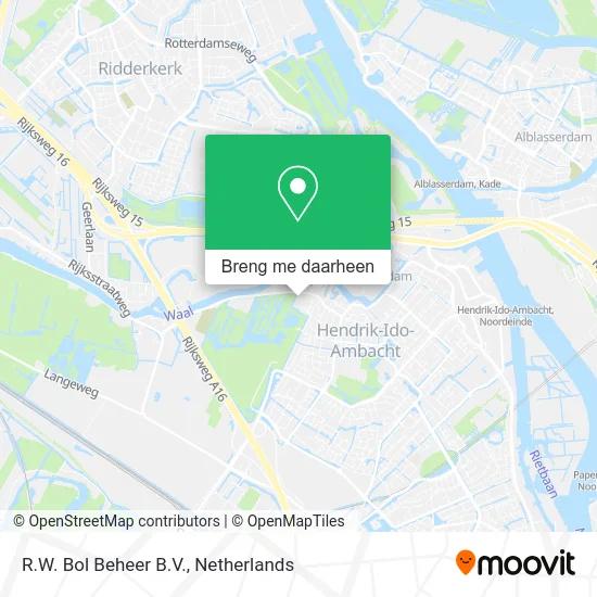 R.W. Bol Beheer B.V. kaart