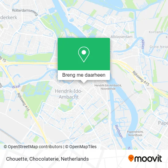 Chouette, Chocolaterie kaart