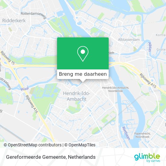 Gereformeerde Gemeente kaart