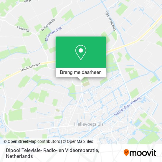 Dipool Televisie- Radio- en Videoreparatie kaart