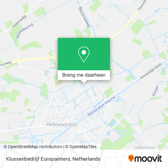 Klussenbedrijf Europainters kaart