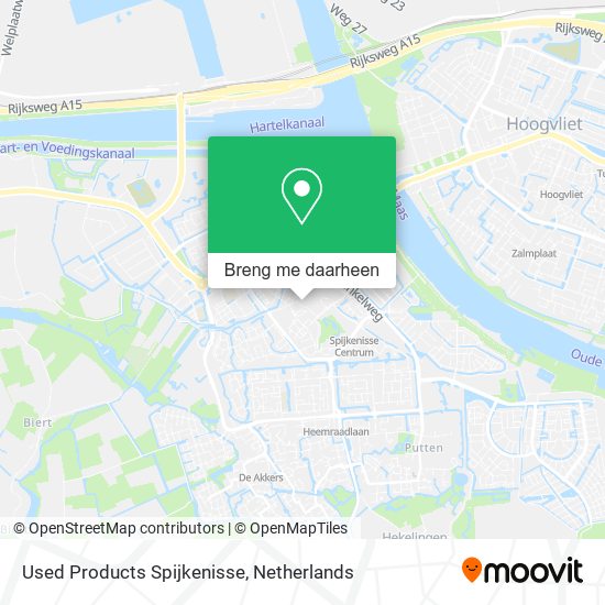Used Products Spijkenisse kaart