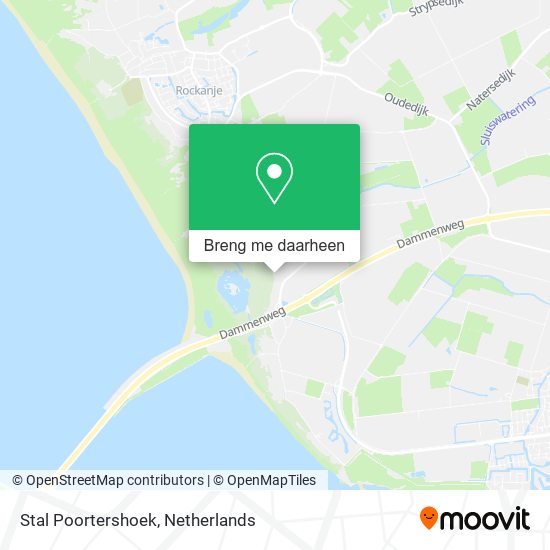Stal Poortershoek kaart