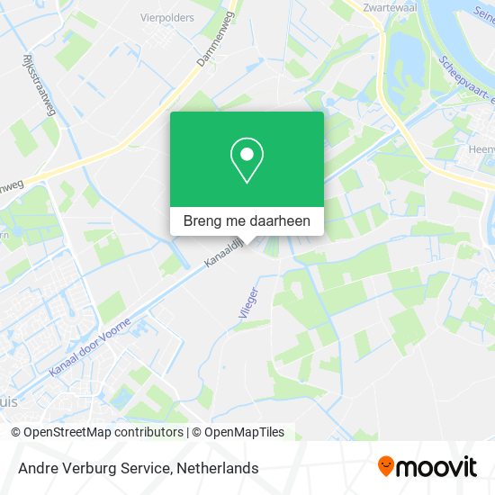 Andre Verburg Service kaart