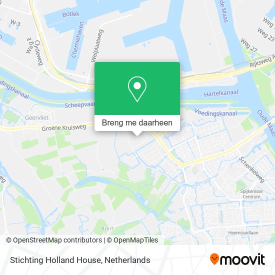 Stichting Holland House kaart