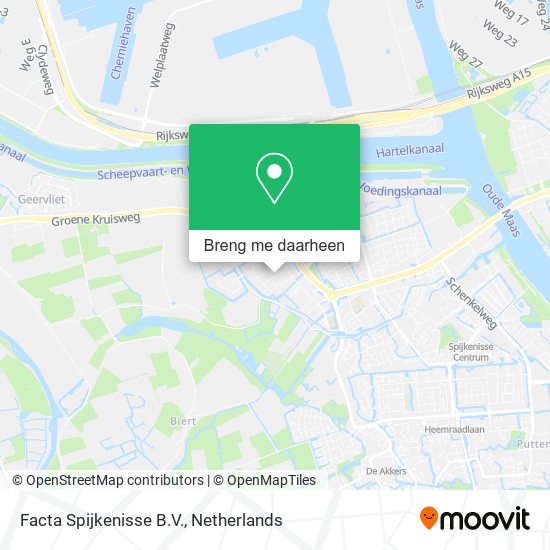 Facta Spijkenisse B.V. kaart