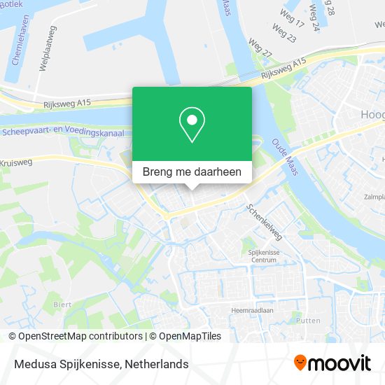 Medusa Spijkenisse kaart