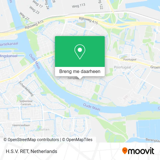 H.S.V. RET kaart